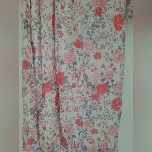 Floral Print Long Sleeve Dress Spring Easter Dress Size M - Picture 6 of 13